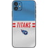 NFL Tennessee Titans White Striped iPhone 11 Skin